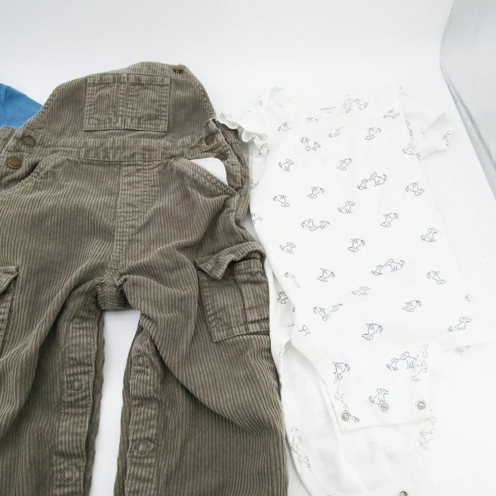 Lot Of 20 Mostly Carters Some Cat & Jack Mix Cotton Kids Clothes Gerber 18-24 m